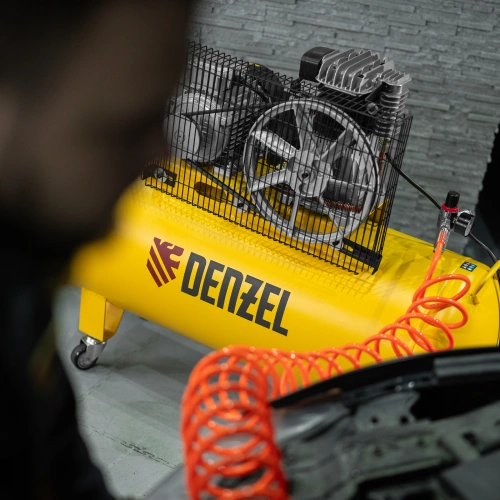 Компрессор воздушный BCI3000-T/200, ременный привод , 3.0 кВт, 200 литров, 530 л/мин Denzel по ценам производителя в Воронеже с доставкой по всей России