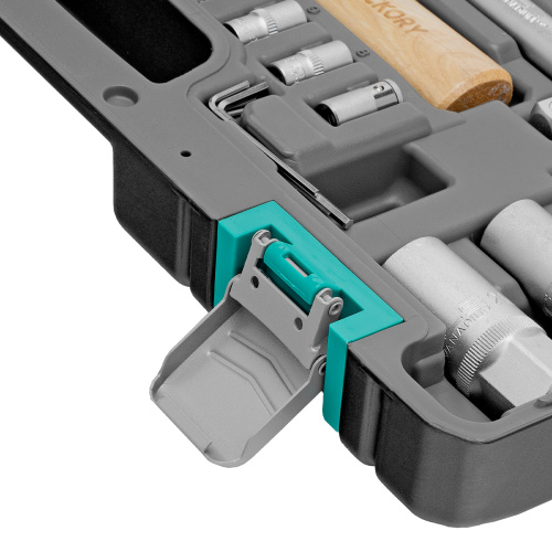 Набор инструментов, 1/2", Cr-V, S2, усиленный кейс, 58 предметов Stels по ценам производителя в Воронеже с доставкой по всей России