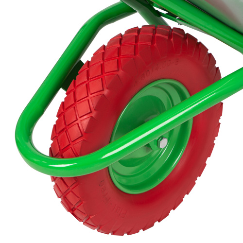 Тачка садово-строительная с PU колесом, грузоподъемность 180 кг, объем 90 л Сибртех по ценам производителя в Воронеже с доставкой по всей России