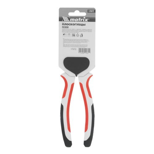 Плоскогубцы Premium, 200 мм, трехкомпонентные рукоятки Matrix по ценам производителя в Воронеже с доставкой по всей России
