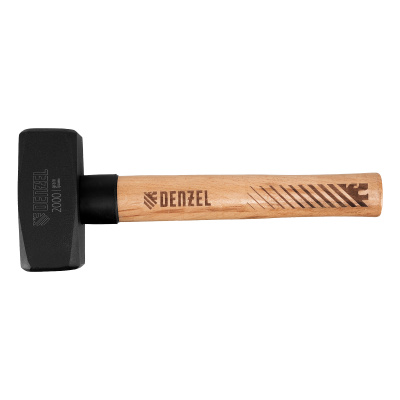Кувалда, 2000 г, кованая головка, буковая рукоятка Denzel по ценам производителя в Воронеже с доставкой по всей России