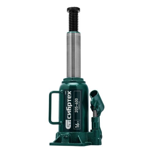 Домкрат гидравлический бутылочный, 16 т, 205-400 мм Сибртех по ценам производителя в Воронеже с доставкой по всей России