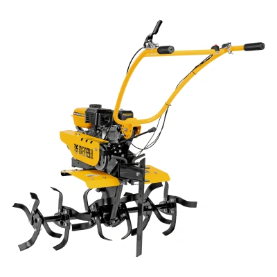 Мотоблок DPT-270SB, 7 л.с., ремен.сцеп, фрез 3х4, ШОМ, без колес, передачи 2В/1Н Denzel по ценам производителя в Воронеже с доставкой по всей России