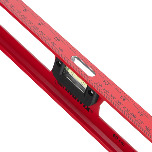 Уровень алюминиевый "Рельс", 600 мм, 3 глазка, усиленный Matrix по ценам производителя в Воронеже с доставкой по всей России