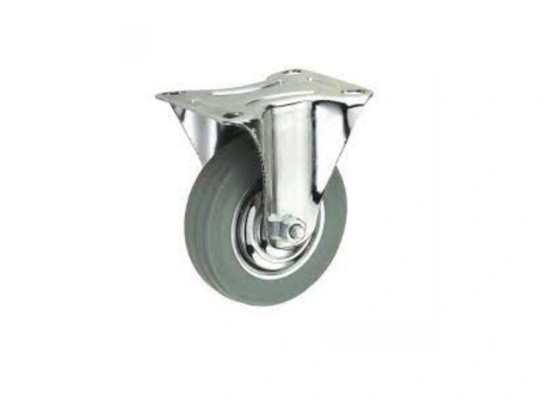 Колесо неповоротное серая резина FC 80 f 200 мм по ценам производителя в Воронеже с доставкой по всей России