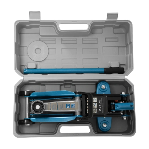 Домкрат гидравлический подкатной, 2 т, h подъема 140-340 мм, в кейсе Stels по ценам производителя в Воронеже с доставкой по всей России