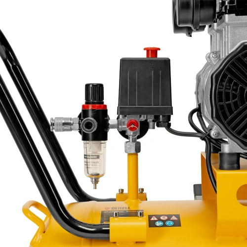 Компрессор безмасляный, малошумный DLS 3300/100, 3300 Вт,3x1100, 100 л, 570 л/мин ,блок управления Denzel по ценам производителя в Воронеже с доставкой по всей России