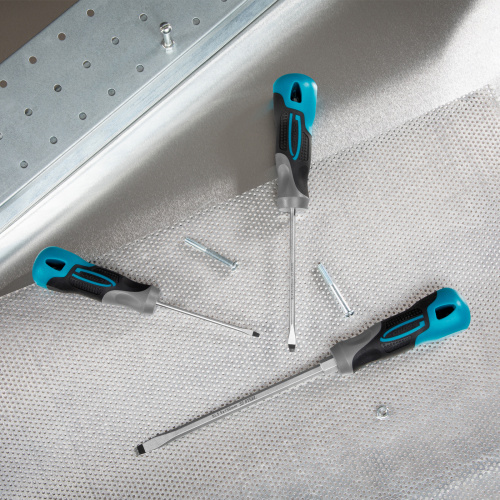 Набор отверток SL, 3 шт, S2, трехкомпонентная рукоятка Gross по ценам производителя в Воронеже с доставкой по всей России