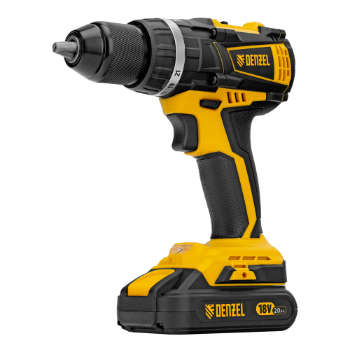 Дрель-шуруповерт аккумуляторная ударная бесщет CIDB-IB-18-02, Li-Ion, 18 В, 2 акк. Denzel по ценам производителя в Воронеже с доставкой по всей России