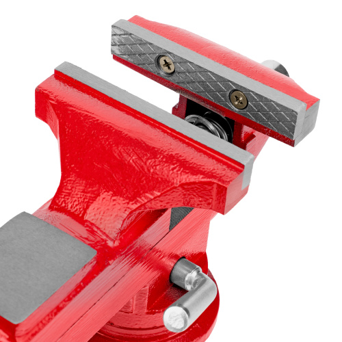 Тиски слесарные, 80 мм, настольные, поворотные, c наковальней MTX по ценам производителя в Воронеже с доставкой по всей России