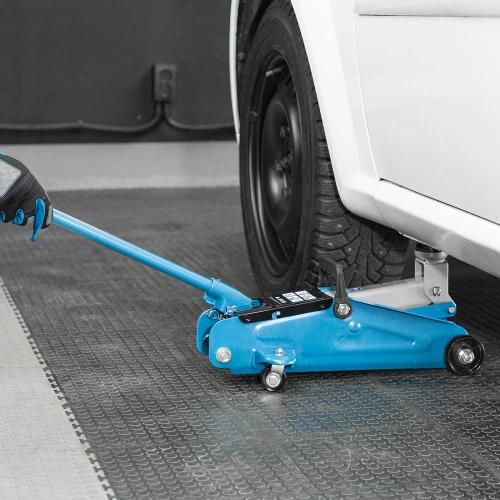 Домкрат гидравлический подкатной, 2 т, h подъема 140-340 мм, в кейсе Stels по ценам производителя в Воронеже с доставкой по всей России