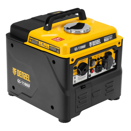 Генератор инверторный GS-1100iF, 1,1 кВт, 230 В, ручной старт DENZEL по ценам производителя в Воронеже с доставкой по всей России