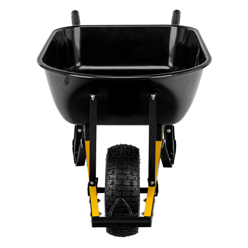 Тачка строительная, усиленная, объем 140 л, 230 кг, колесо 15х6.00-6 Denzel по ценам производителя в Воронеже с доставкой по всей России