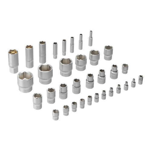 Набор инструментов, 1/2", 1/4", CrV, S2, пластиковый кейс, 84 предмета Denzel по ценам производителя в Воронеже с доставкой по всей России