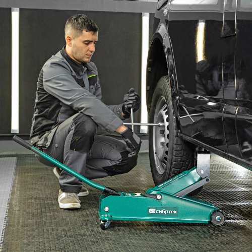 Домкрат гидравлический подкатной, 3 т, 192-532 мм, SUV Сибртех по ценам производителя в Воронеже с доставкой по всей России