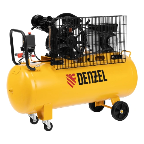 Компрессор воздушный BCV2200/100, ременный привод, 2.2 кВт, 100 литров, 370 л/мин Denzel по ценам производителя в Воронеже с доставкой по всей России