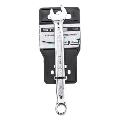 Ключ комбинированный, 10 мм, CrV, антислип Stels по ценам производителя в Воронеже с доставкой по всей России