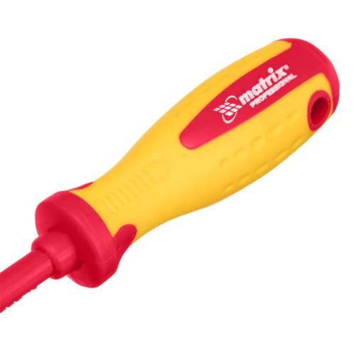 Отвертка Insulated, SL3 x 80 мм, CrMo, до 1000 В, двухкомпонентная рукоятка Matrix Professional по ценам производителя в Воронеже с доставкой по всей России