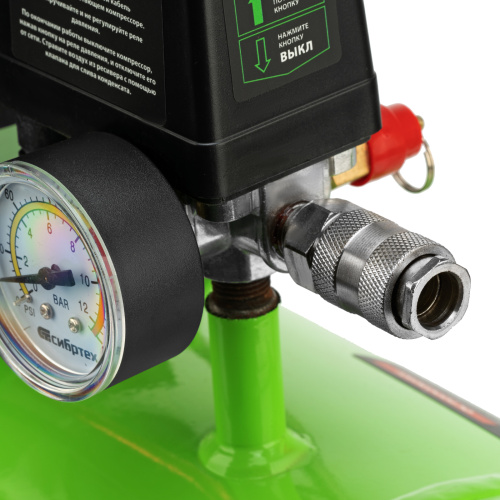 Компрессор безмаслянный малошумный МБ 1100/24,1100 Вт, 24 л, 170 л/мин Сибртех по ценам производителя в Воронеже с доставкой по всей России