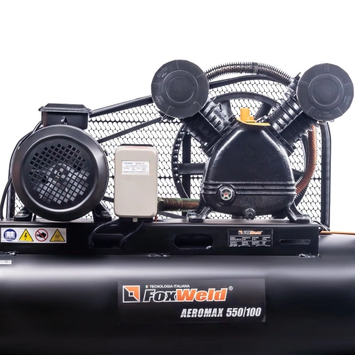 Компрессор масляный ременной AEROMAX 550/100 купить в Москве с доставкой по всей России | ProtosMarket.ru