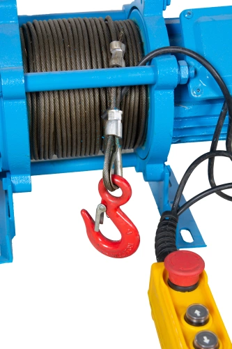 Лебедка электрическая  300 кг  30 м с канатом 380 В TOR KCD (N) по ценам производителя в Воронеже с доставкой по всей России