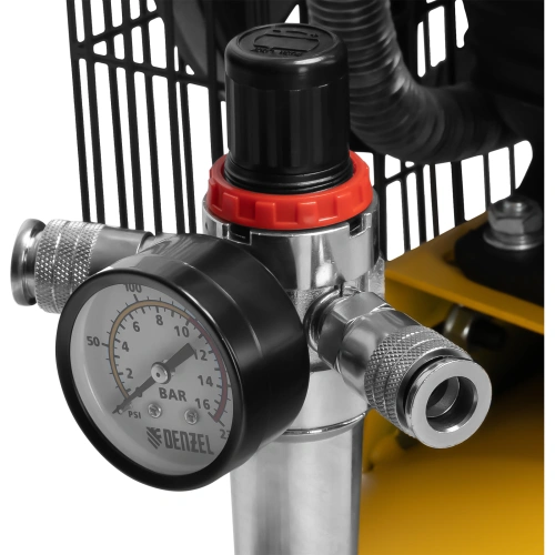 Компрессор воздушный BCV2300/100, ременный привод, 2.3 кВт, 100 литров, 440 л/мин Denzel по ценам производителя в Воронеже с доставкой по всей России