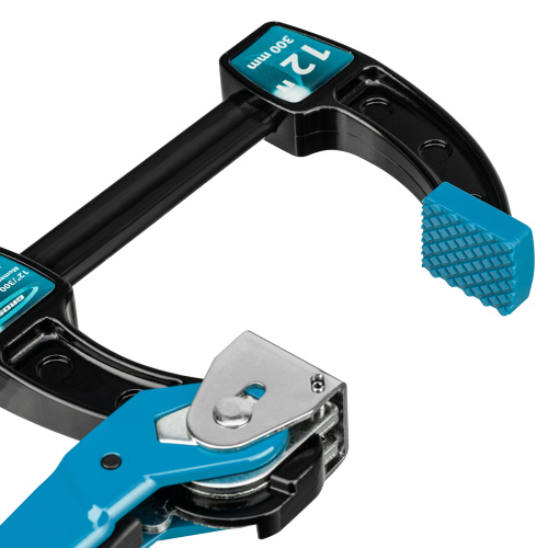 Струбцина реечная быстрозажимная 12, металлический корпус, рычажный храповой механизм, 300 мм Gross по ценам производителя в Воронеже с доставкой по всей России