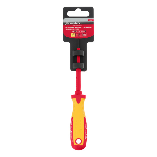 Отвертка Insulated, SL4 x 100 мм, CrMo, до 1000 В, двухкомпонентная рукоятка Matrix Professional по ценам производителя в Воронеже с доставкой по всей России