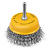 Щетка для дрели, 75 мм, Чашка, со шпилькой, нержавеющая витая проволока Denzel по ценам производителя в Воронеже с доставкой по всей России