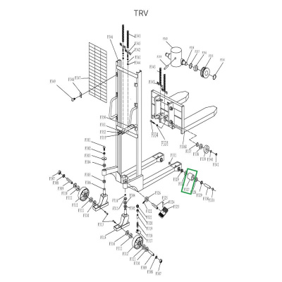 Ролик подвильный 74х58 для TRV черный полиуретановый по ценам производителя в Воронеже с доставкой по всей России