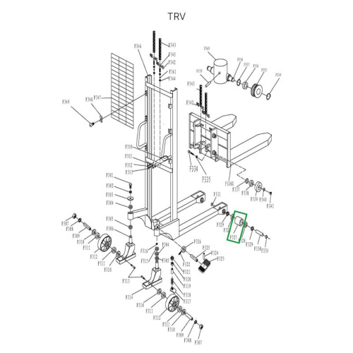 Ролик подвильный 74х58 для TRV черный полиуретановый по ценам производителя в Воронеже с доставкой по всей России