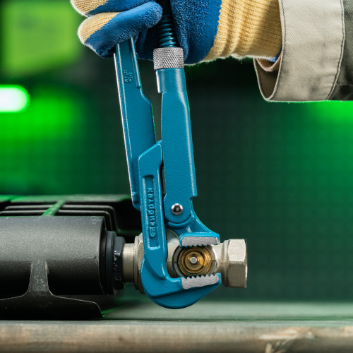 Ключ трубный рычажный №0, 3/4", литой, тип "L" Сибртех по ценам производителя в Воронеже с доставкой по всей России