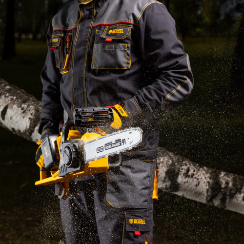 Цепная пила аккумуляторная бесщеточная RCS400-36, Li-ion, 36 В, 4 Ач, шина 400 мм Denzel по ценам производителя в Воронеже с доставкой по всей России