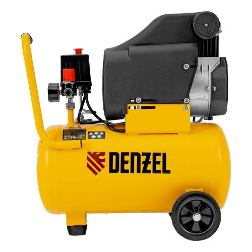 Компрессор воздушный DLC1300/24 безмасляный 1.3 кВт, 24 литра, 206 л/мин Denzel по ценам производителя в Воронеже с доставкой по всей России