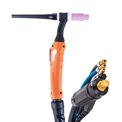 FoxWeld Горелка UnoTIG-18 4м (разъем 35мм2, с кнопкой, ж/охл.) (пр-во FoxWeld/КНР) по ценам производителя в Воронеже с доставкой по всей России