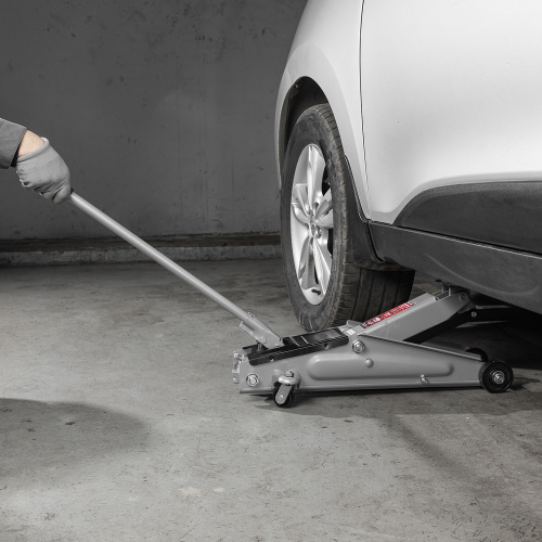 Домкрат гидравлический подкатный, 3 т, высота подъема 130-410 мм Matrix по ценам производителя в Воронеже с доставкой по всей России