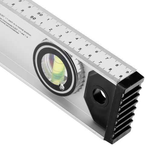 Уровень алюминиевый "Рельс", 1000 мм, 3 глазка (1 поворотный) Matrix по ценам производителя в Воронеже с доставкой по всей России