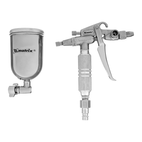 Краскораспылитель пневматический для финишных работ с верхним бачком V 0,1 л, сопло D 0.5 мм Matrix по ценам производителя в Воронеже с доставкой по всей России