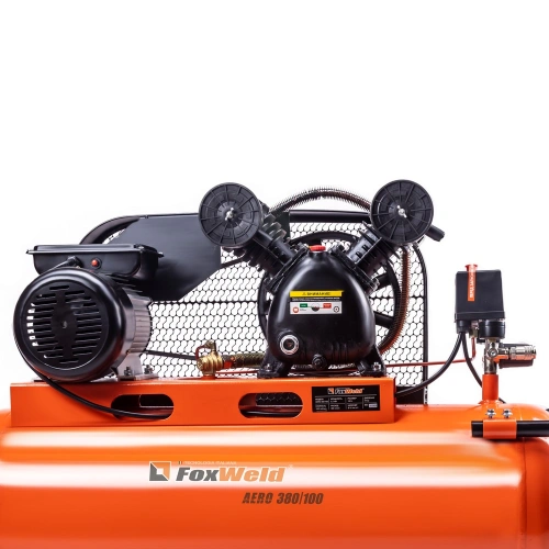 Компрессор масляный ременной AERO 380/100 купить в Москве с доставкой по всей России | ProtosMarket.ru