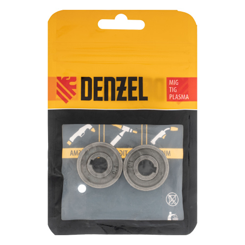 Подающий ролик, зубчатый профиль под флюсовую проволоку 0,8-1мм, 2 шт Denzel по ценам производителя в Воронеже с доставкой по всей России