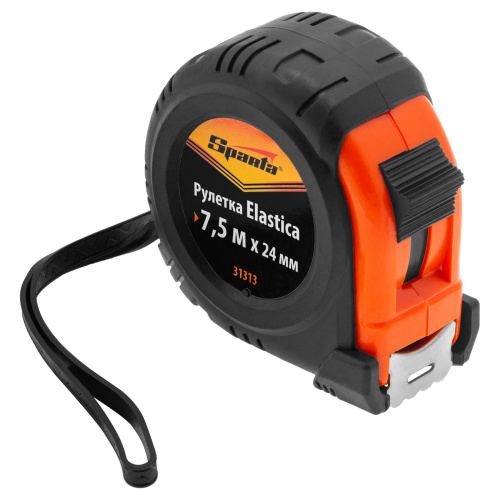 Рулетка Elastica,7,5 м х 24 мм,обрезиненный корпус Sparta по ценам производителя в Воронеже с доставкой по всей России