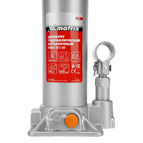 Домкрат гидравлический бутылочный, 4 т, h подъема 194-372 мм Matrix по ценам производителя в Воронеже с доставкой по всей России