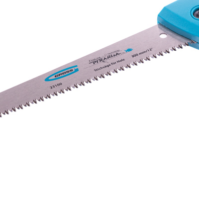 Ножовка по дереву Piranha, выкружная, 300 мм/12", 11-12 TPI, каленый зуб 3D, двухкомпонентная рукоятка Gross по ценам производителя в Воронеже с доставкой по всей России