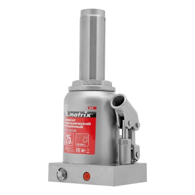 Домкрат гидравлический бутылочный, 25 т, высота подъема 230-360 мм Matrix купить в Москве с доставкой по всей России | ProtosMarket.ru