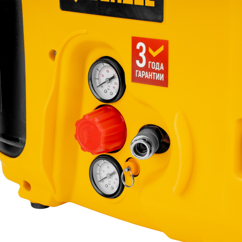 Компрессор воздушный DL1300, 10 бар, 1,3 кВт 180 л/мин 5 л, с набором аксессуаров Denzel по ценам производителя в Воронеже с доставкой по всей России