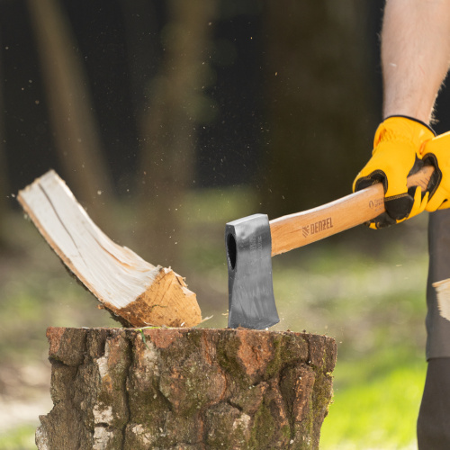 Топор кованый, 900 г, американский тип, буковая рукоятка, 430мм, EFP Denzel по ценам производителя в Воронеже с доставкой по всей России