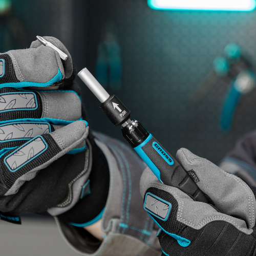 Отвертка с набором бит и торцевых головок для точных работ, гибкий привод, 48 шт, CrMo Gross по ценам производителя в Воронеже с доставкой по всей России