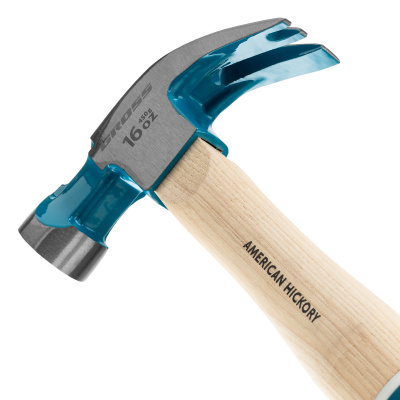 Молоток-гвоздодер, 450 г, угол 45, магнит, обрезиненная рукоятка American hickory GROSS по ценам производителя в Воронеже с доставкой по всей России
