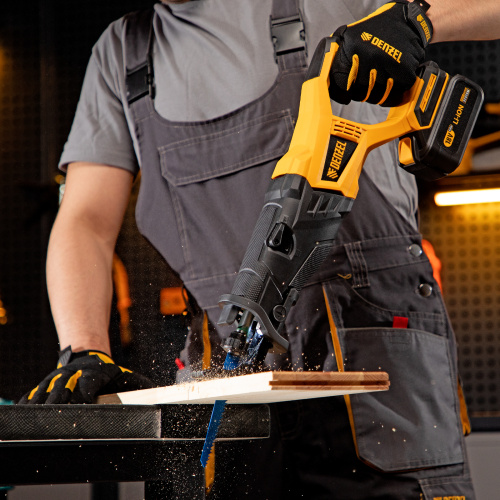 Пила сабельная аккумуляторная бесщет BRC-120-0,  18В Li-Ion Denzel по ценам производителя в Воронеже с доставкой по всей России