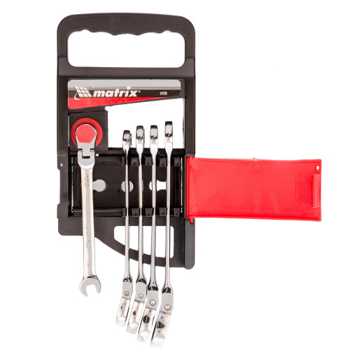 Набор ключей комбинированных, трещоточных шарнирных 5 шт. Matrix по ценам производителя в Воронеже с доставкой по всей России